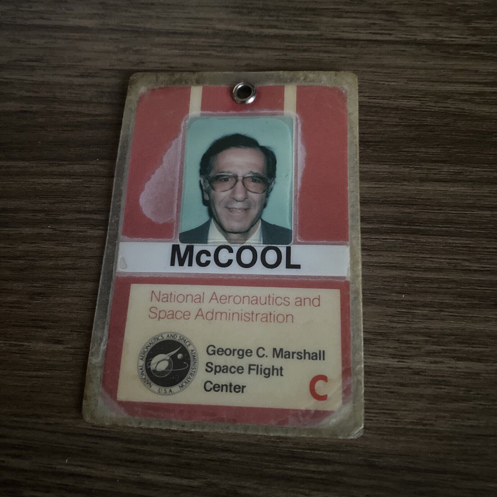 Vintage NASA ID Badge