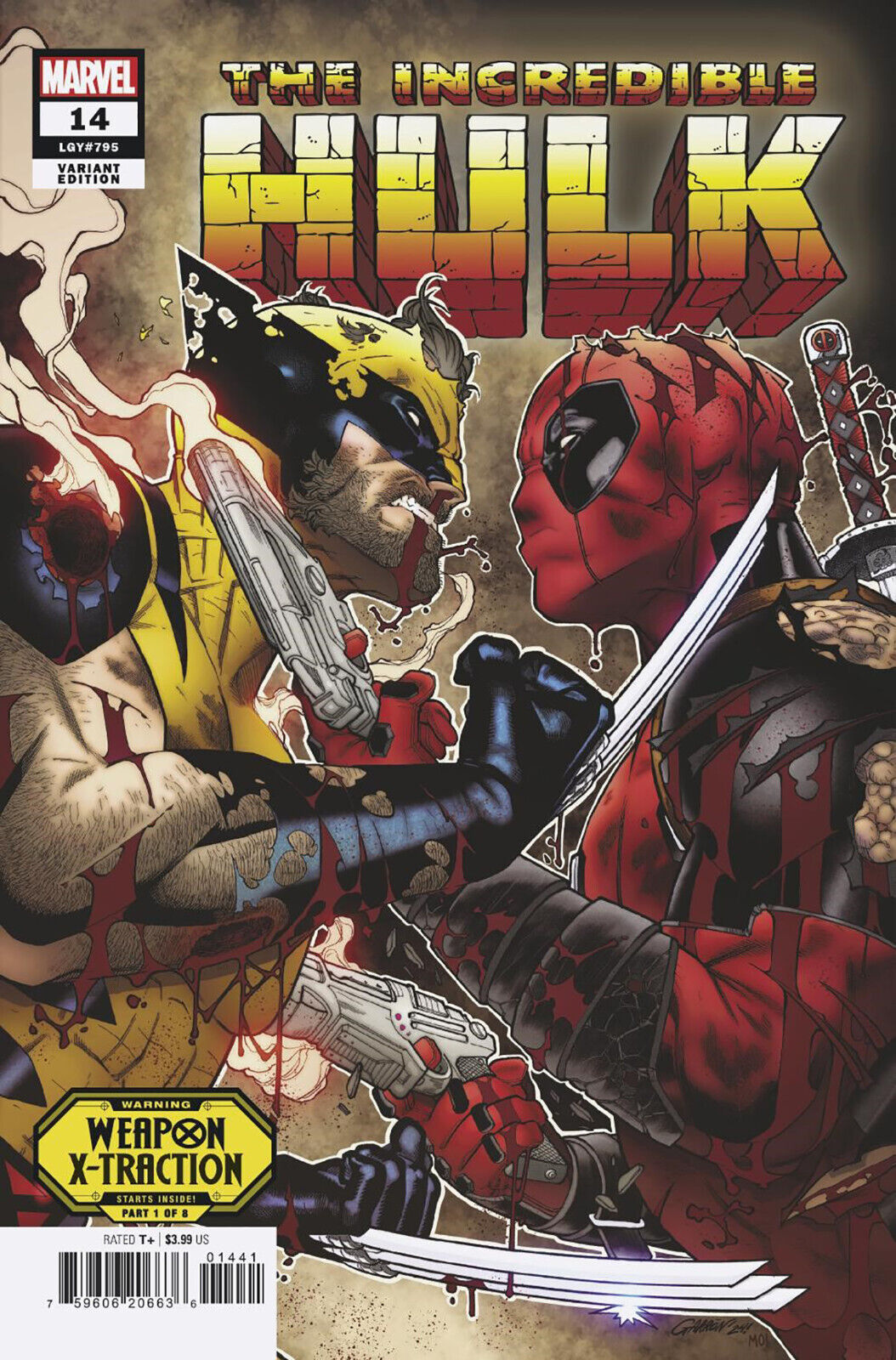 Deadpool/Wolverine Weapon X-traction COVER SELECT Pre-Sale 08/14/2024