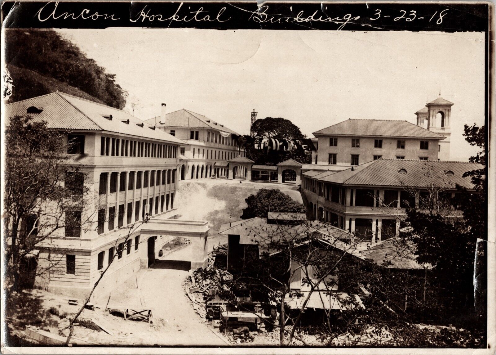 Ancon Hospital Building Photo Panama Panama City RARE 1918