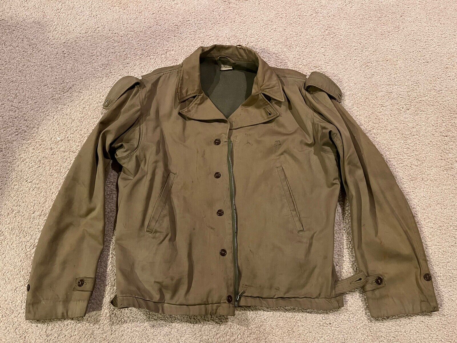 VTG Men's 1941 WWII US Military Field Long Sleeve Jacket - Size S/M?
