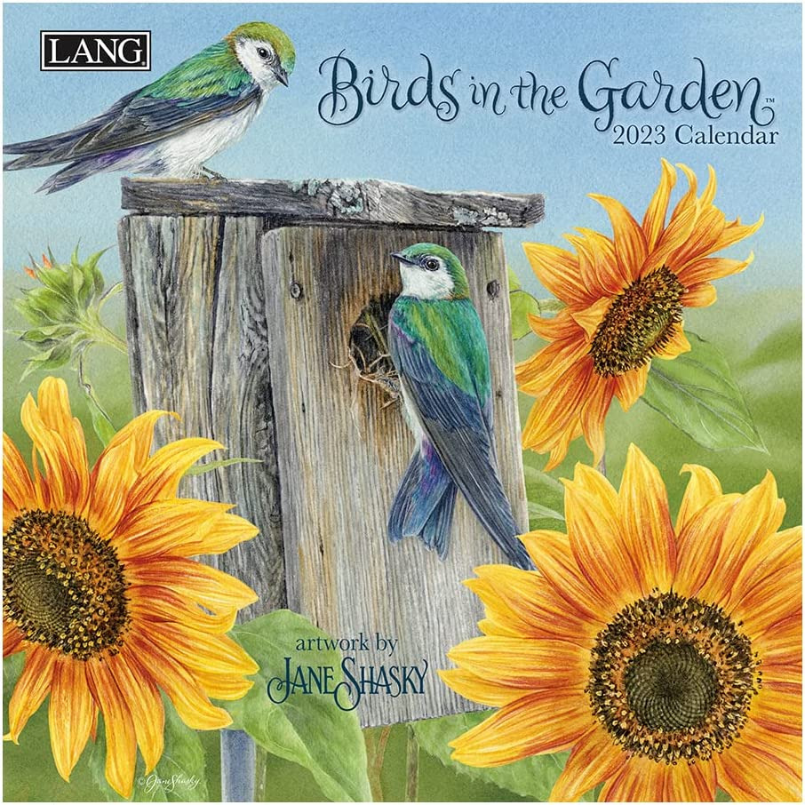 Lang Birds in the Garden 2023 Wall Calendar W