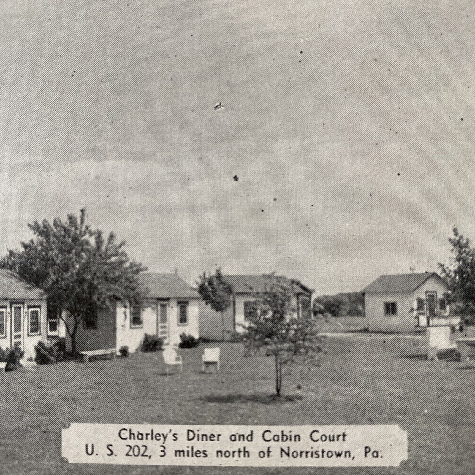 Norristown PA Pennsylvania Charley\'s Diner & Cabin US 202 VINTAGE Postcard