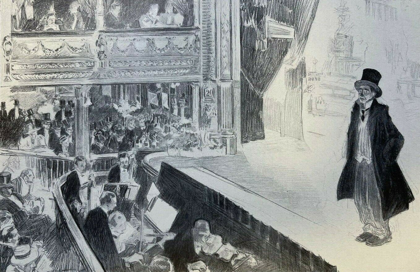 1897 London Audiences C. D. Gibson Illustrations
