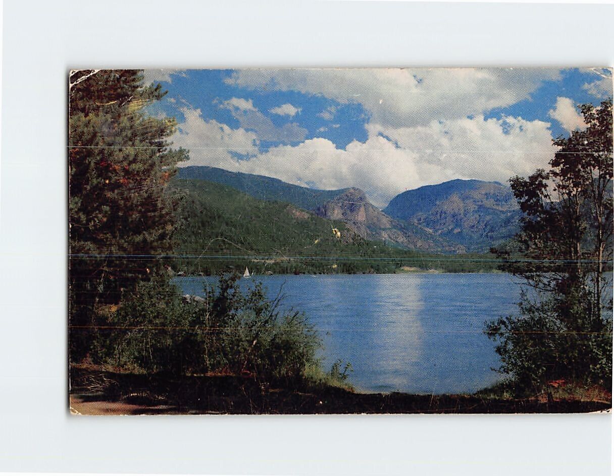 Postcard Mount Baldy viewed from shores of Grand Lake Colorado USA