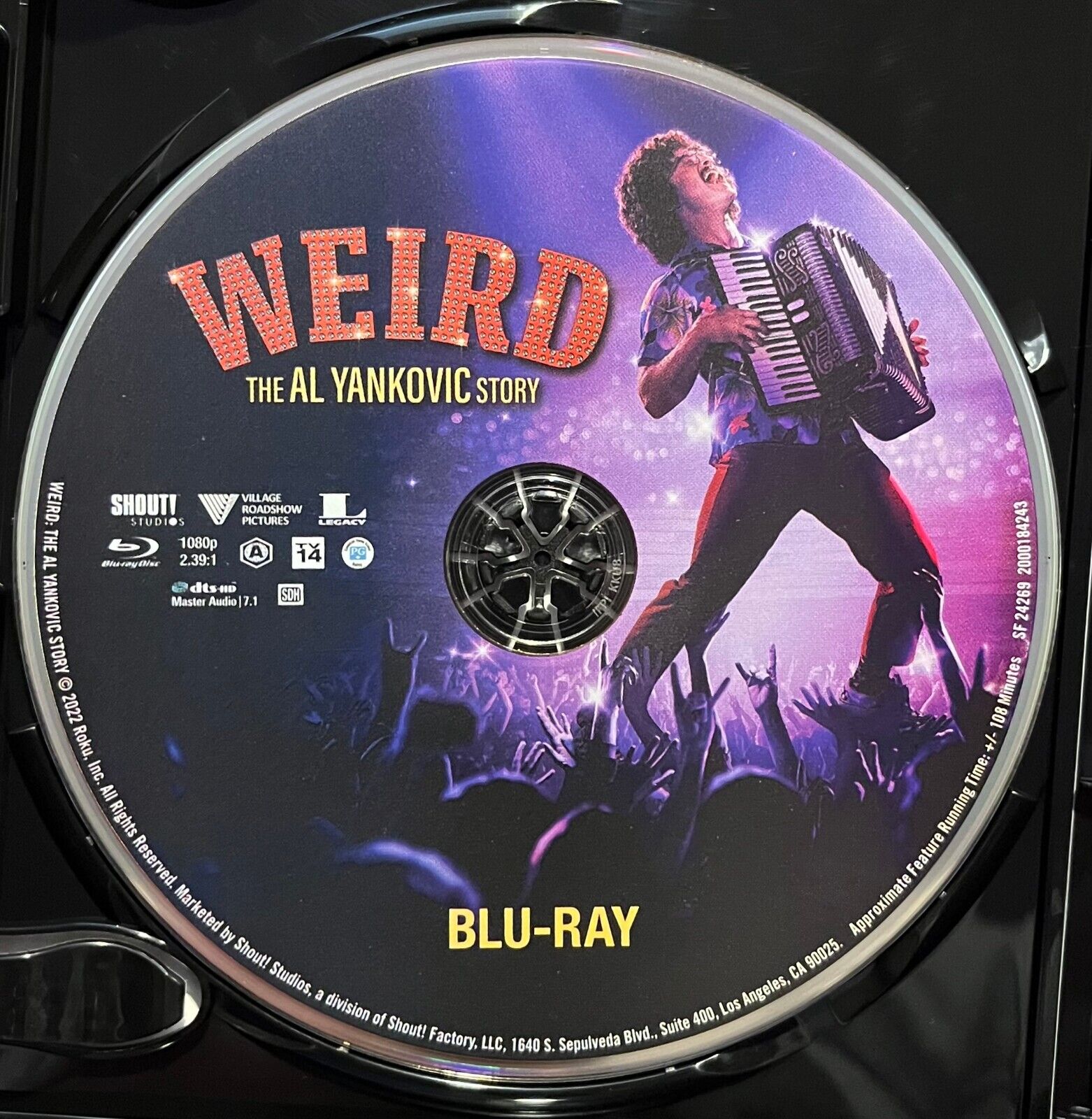 Weird: The Al Yankovic Story (Blu-ray, 2023) Daniel Radcliffe - Evan Rachel Wood