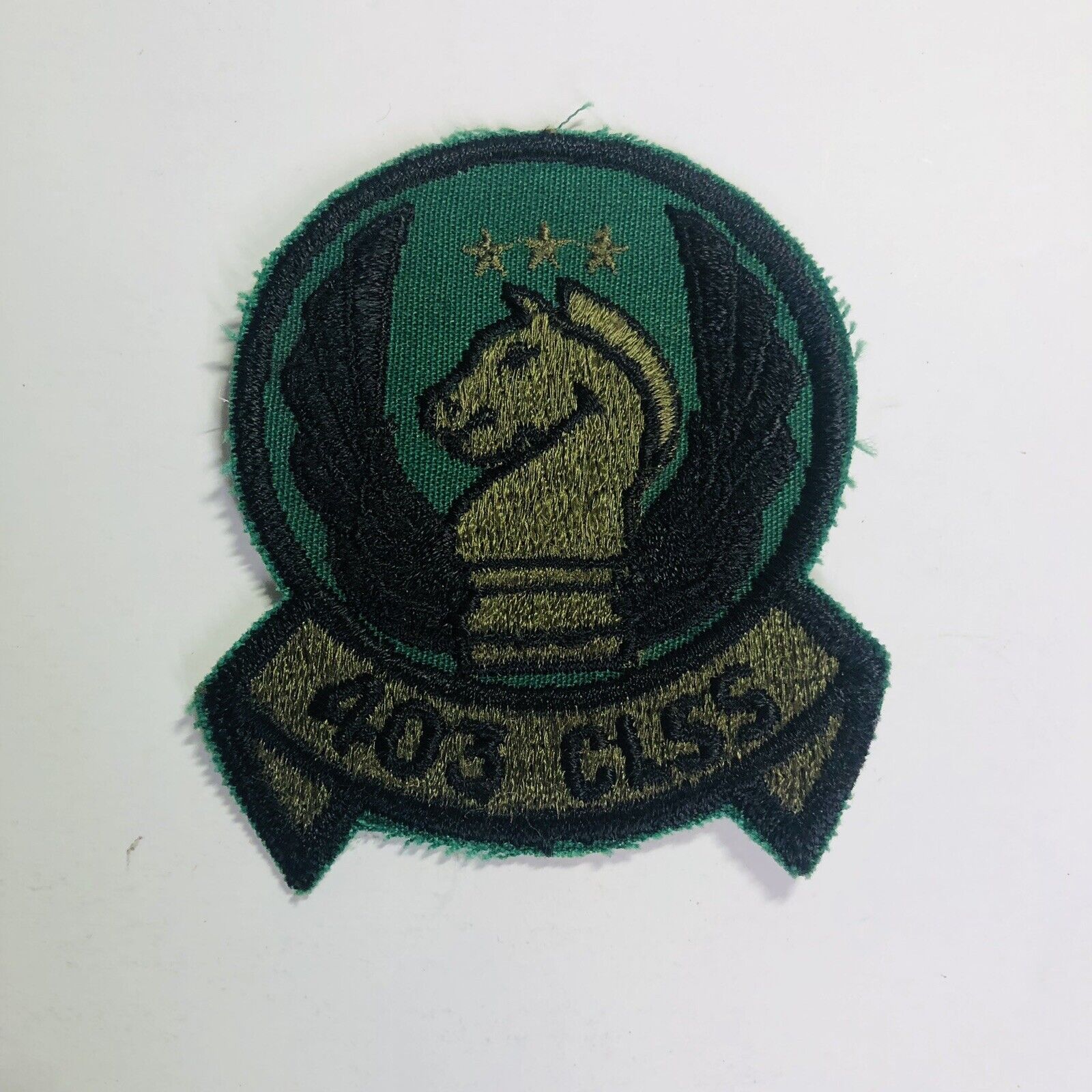 USAF 403rd Combat logistics Support Squadron (403CLSS) Patch 3 3/4 x 3 1/4 inche
