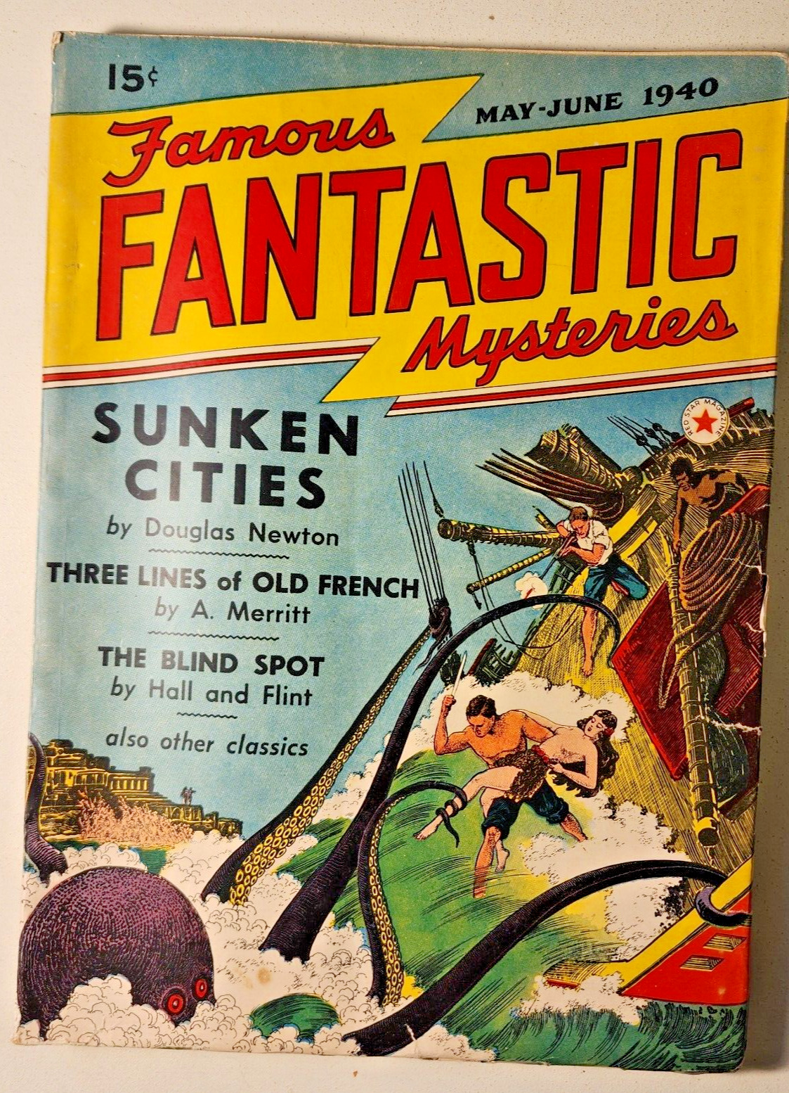 Famous Fantastic Mysteries May-June 1940 High grade