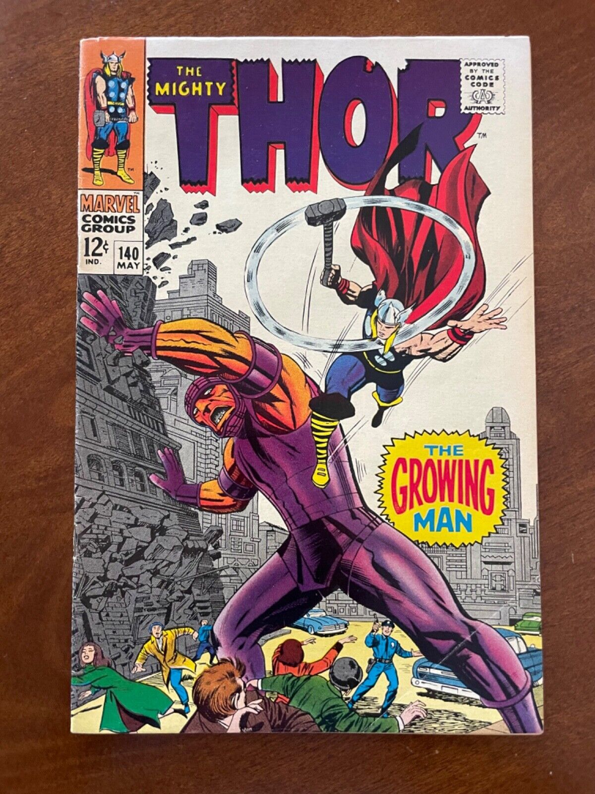 Thor #140, Marvel (1967) ~VG/FN (5.0) - Stan Lee, Jack Kirby & Vince Colletta