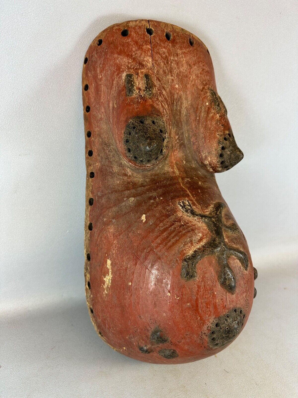 240141 - Rare African Makonde Belly mask - Tanzania.