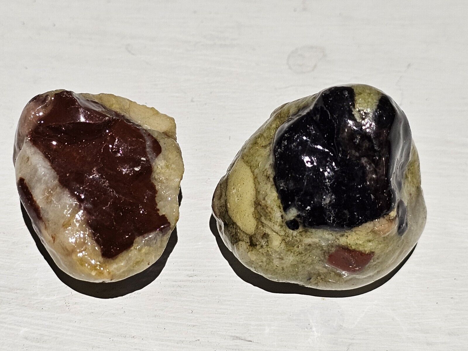 Michigan Pudding Stone Magnets Set Of 2