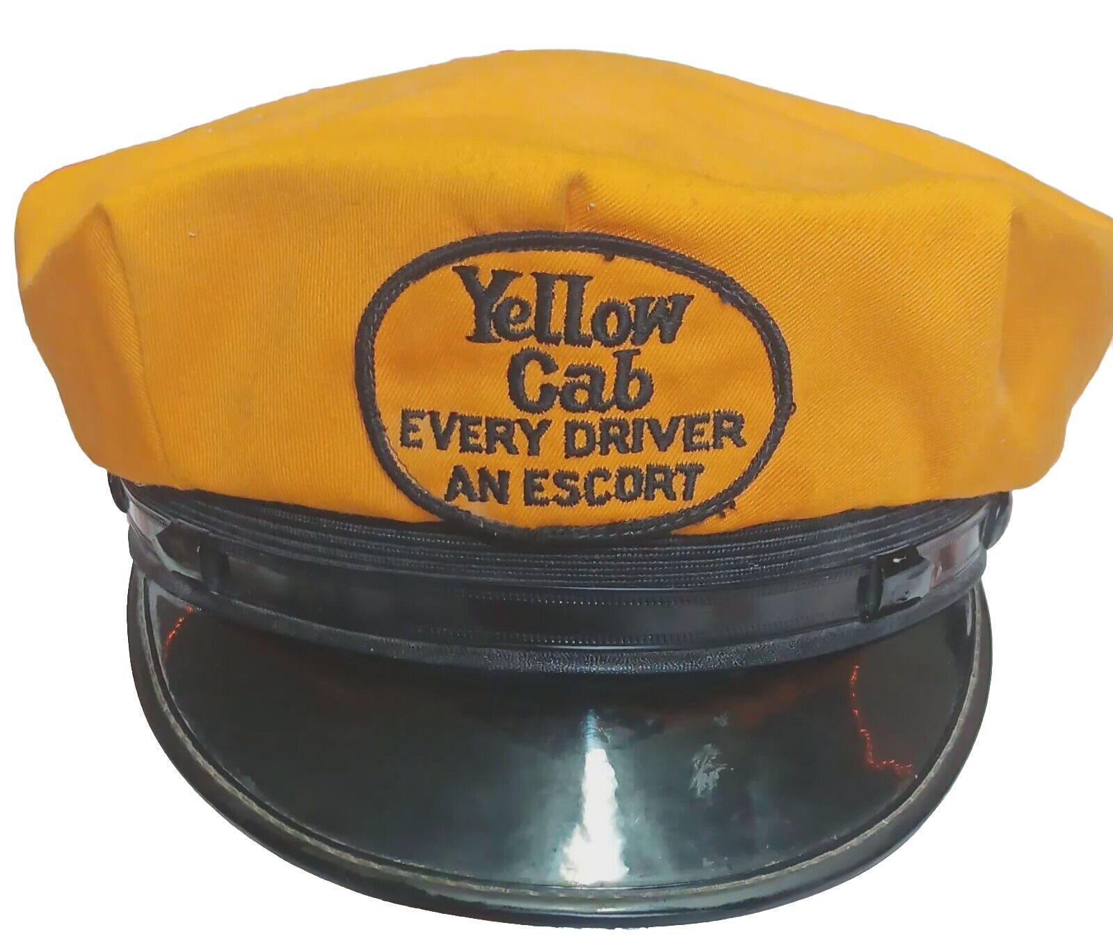Vintage Yellow Taxi Cab Hat Every Driver An Excort 1940s -1950s