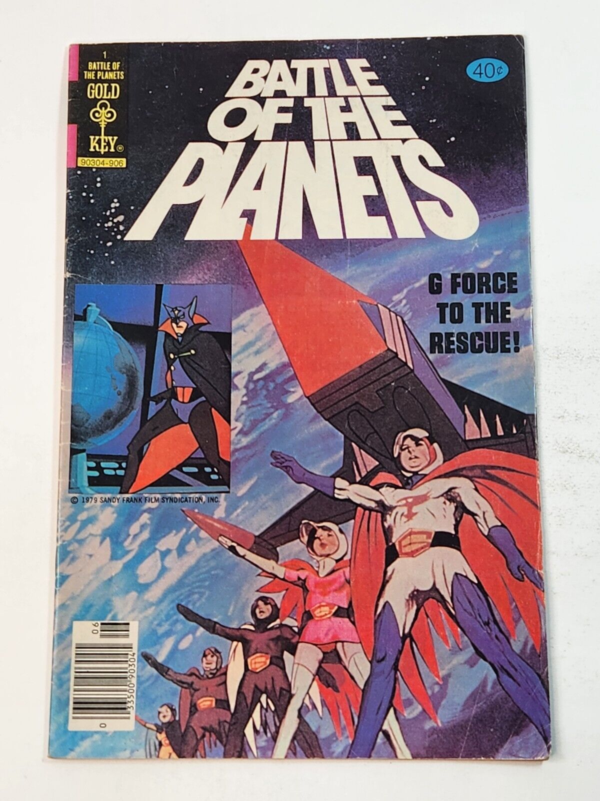 Battle of the Planets 1 Gold Key Comics Bronze Age 1979