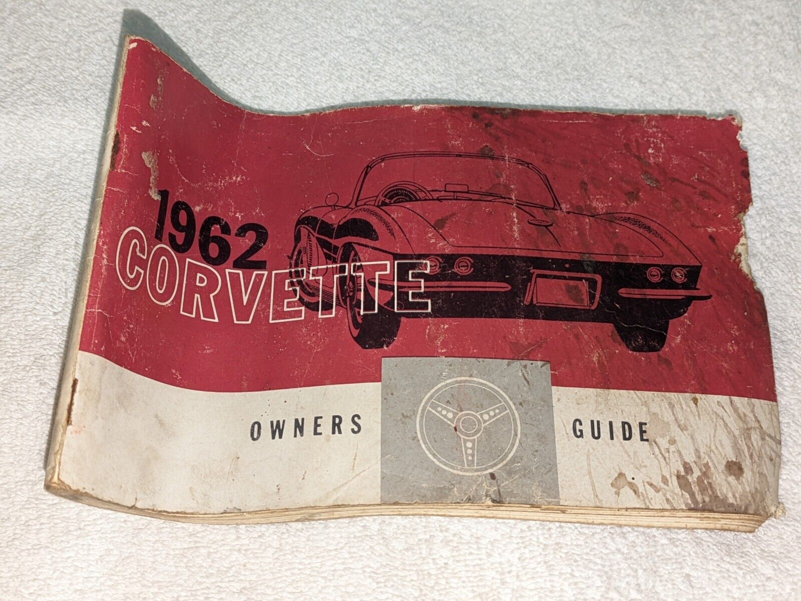 Rare HTF Vintage 1962 CORVETTE OWNER'S MANUAL - Original - 1st Edition #3798322