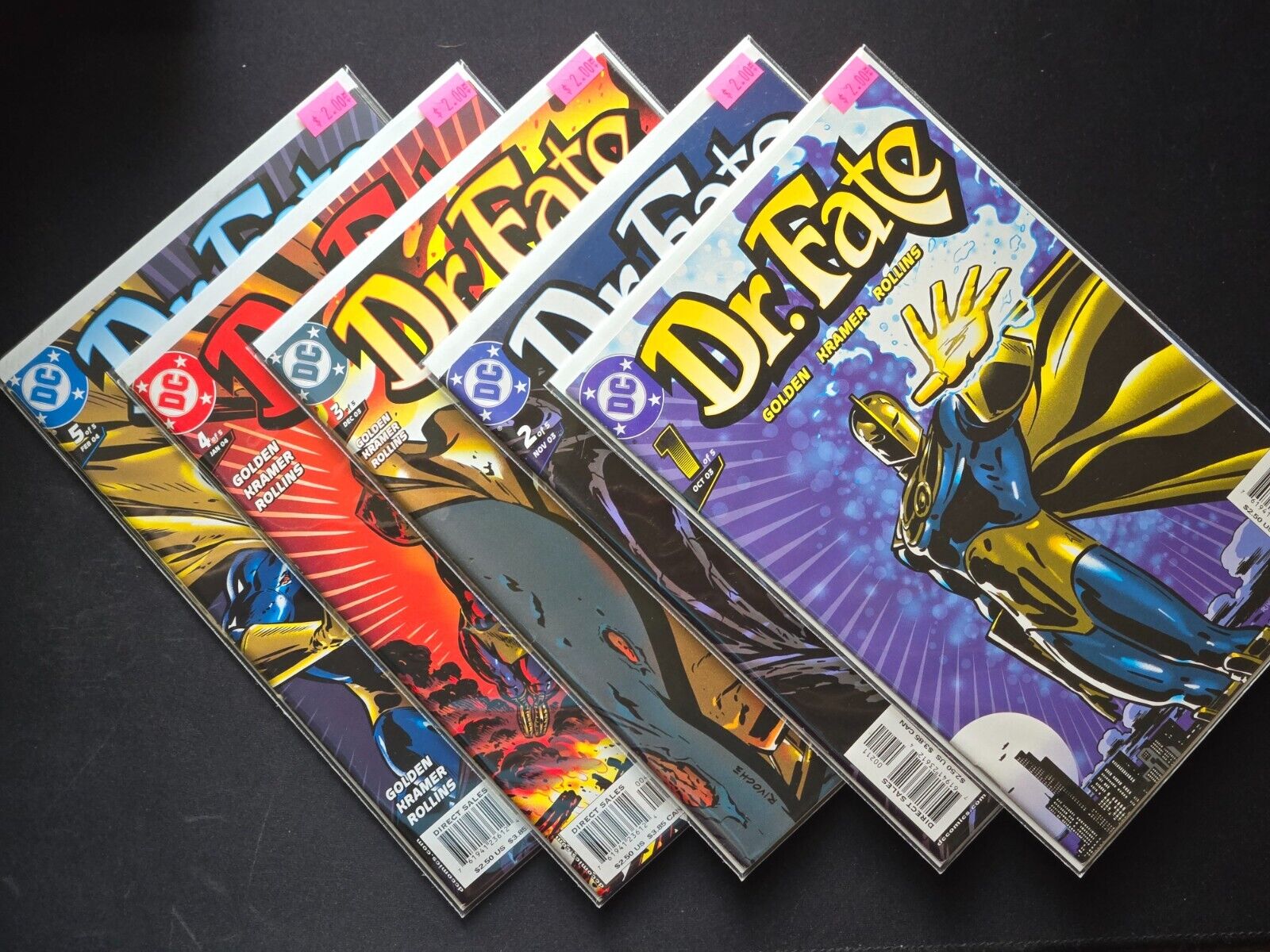 (LOT 5) Dr. Fate ( DC Comics 2003) 1 2 3 4 5 Complete Mini Series; Full Run