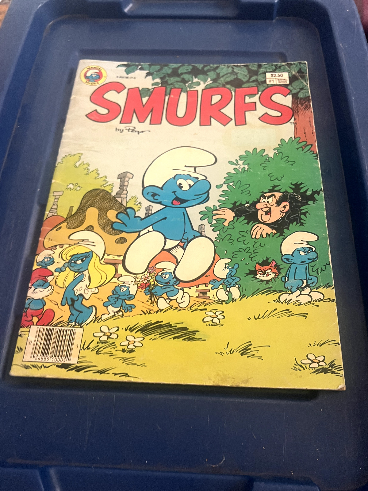 Vintage 1982 Marvel Comics Group Smurfs By Peyo #1 Marvel Books Rare C#2