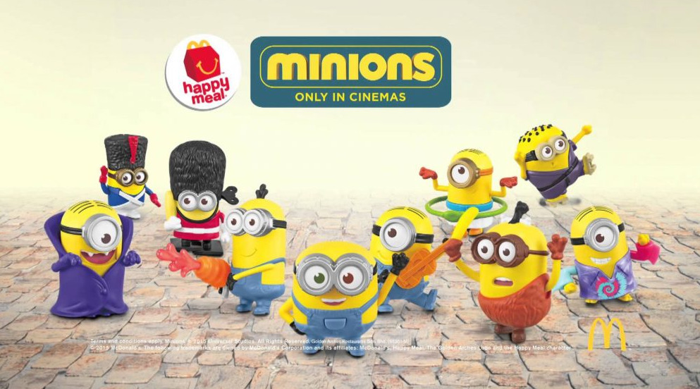 Mcdonalds x MINIONS 2015 Limited Edition Happy Meal Toys Full Set of 10