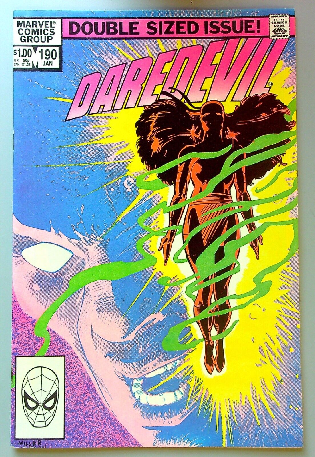 Daredevil #190 ~ MARVEL 1983 ~ FRANK MILLER Resurrection of Elektra VF
