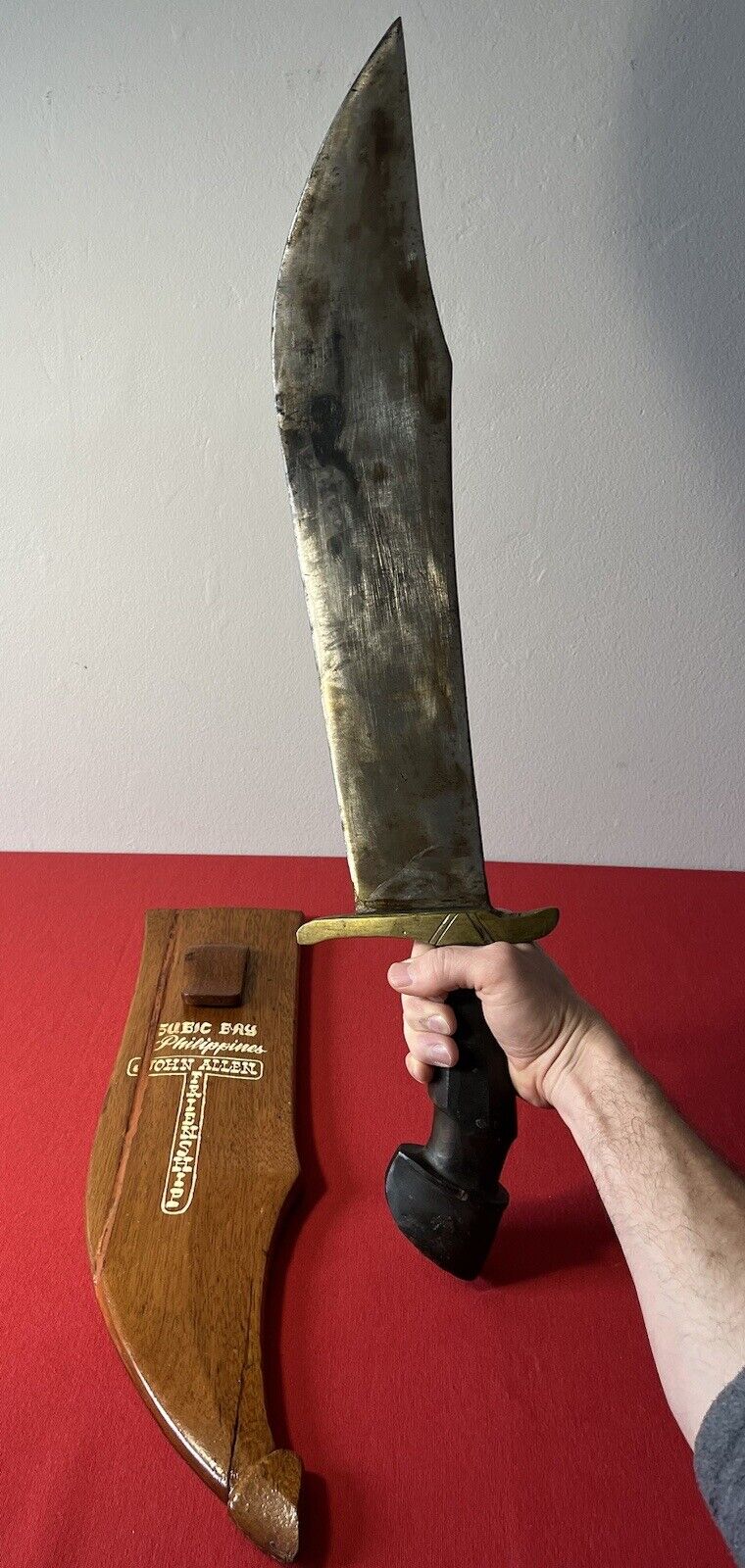 MASSIVE 2.5 FT / WW2 Philippines Dagger or Short Sword / Bringback Theater Made