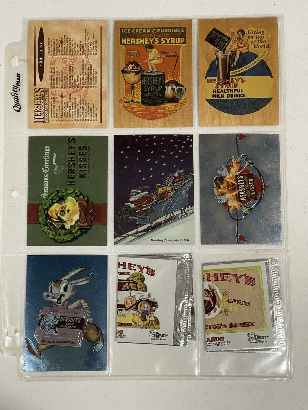 RARE Hershey's Trading Cards-1995 103 cards, 4 chrome cards and wrapper
