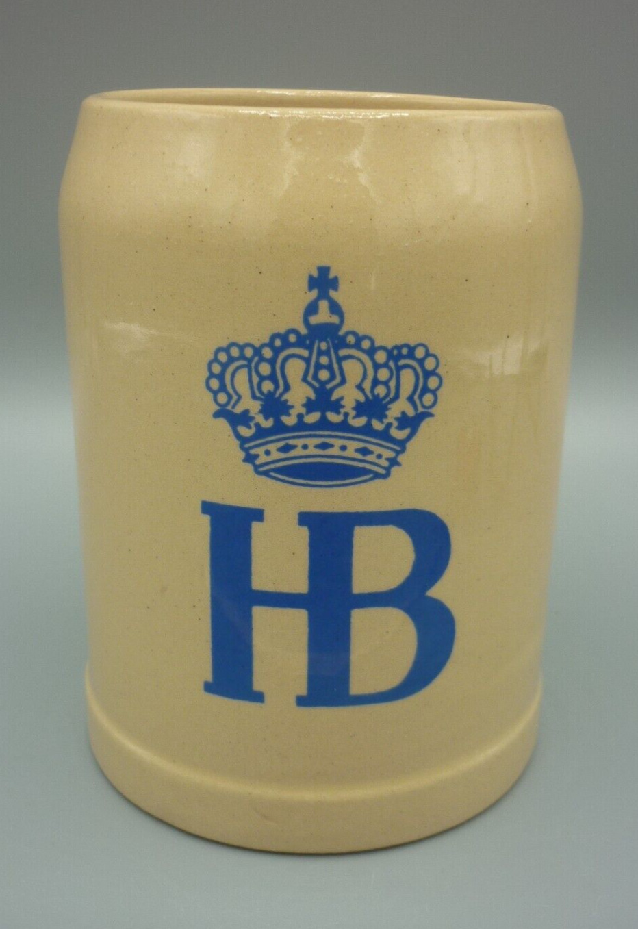Beer Stein Vintage Hofbrauhaus Munchen HB Mug Stoneware 1/2L West Germany No LID