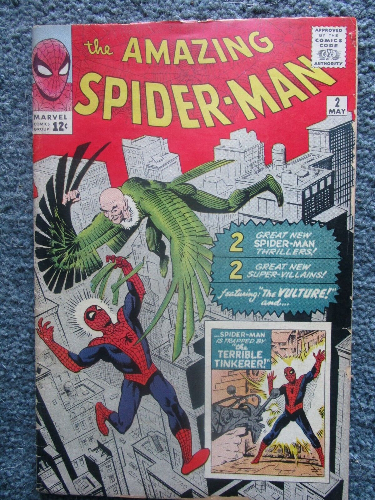 1963 Amazing Spider-man #2 Marvel Comic Book-Decent Shape