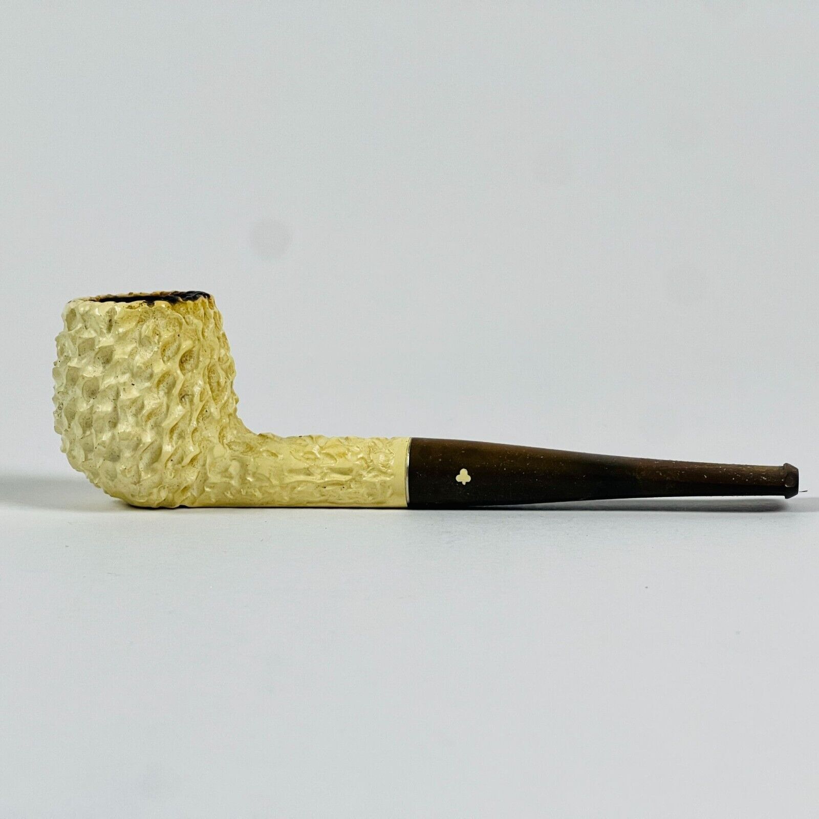 Vintage Kaywoodie Coral Textured White Briar Tobacco Smoking Pipe