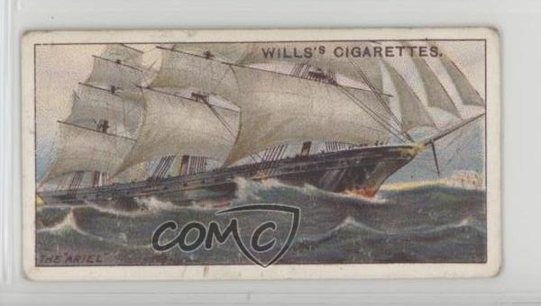 1911 Wills Celebrated Ships Tobacco The Ariel #1 s5q