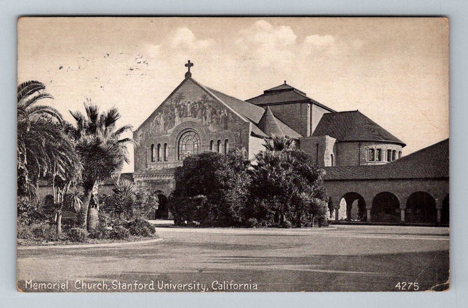 Stanford CA-California, Church Religion, University, Vintage c1920 Postcard