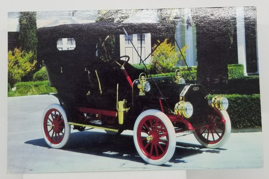 Antique Car 1907 Reo from Reo Car Company Auto Unposted Postcard