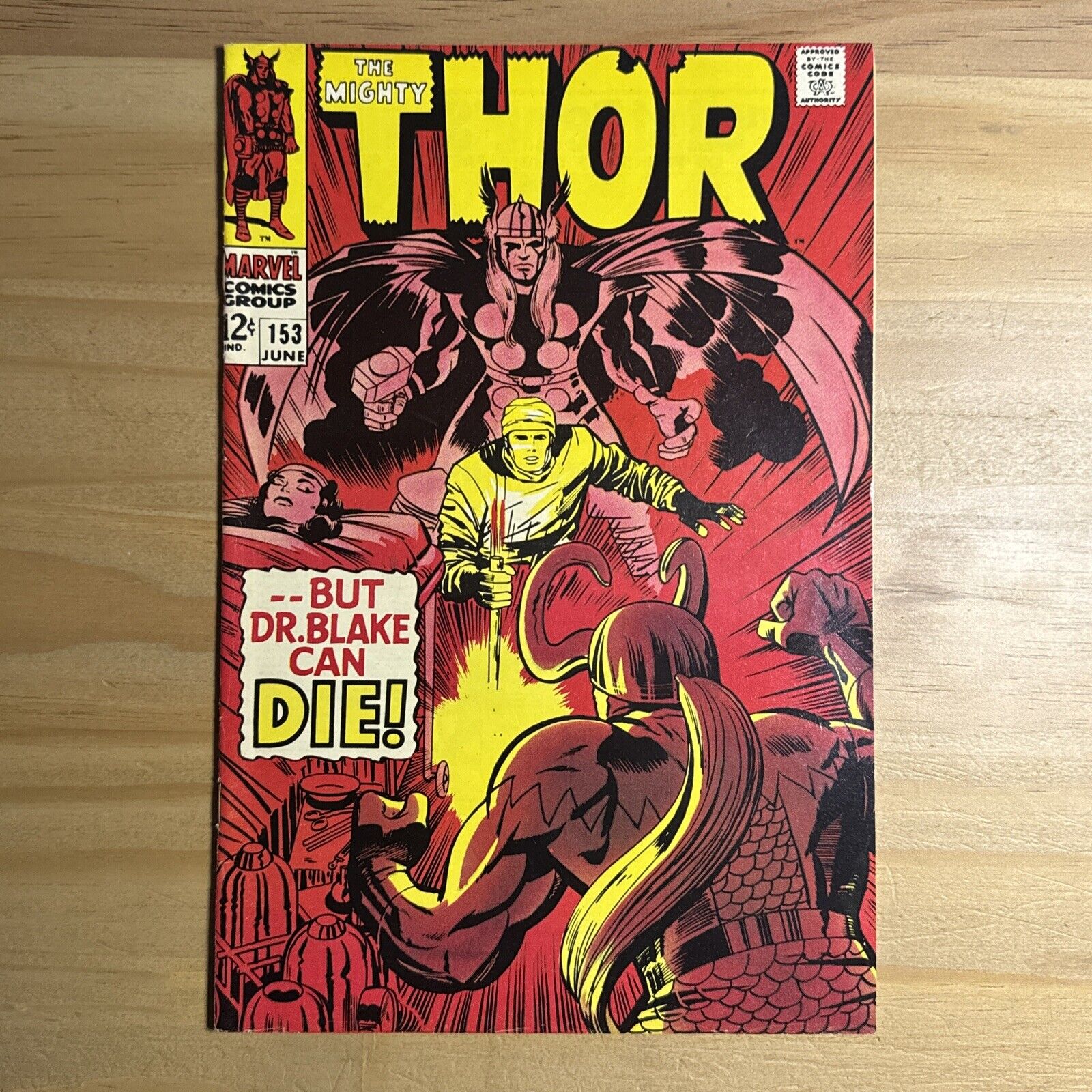 Thor #153 The Mighty Dr. Blake Loki Marvel 1968 Comics