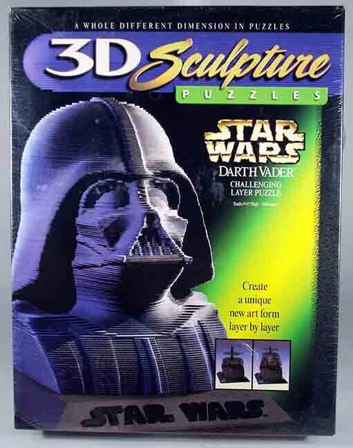 1997 Star Wars Darth Vader 3D Stacking Sculpture Puzzle, new in sealed box