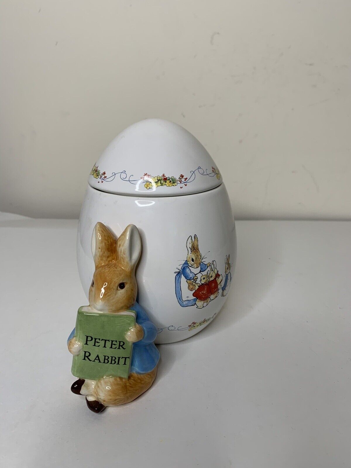 Beatrix Potter Peter Rabbit from Teleflora Gifts Egg-Shaped Container with Lid