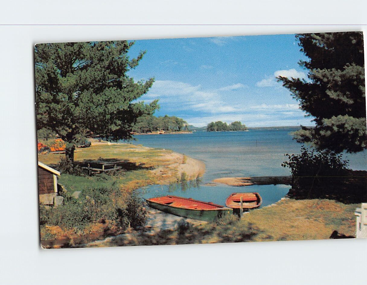 Postcard Nature Lake Scene