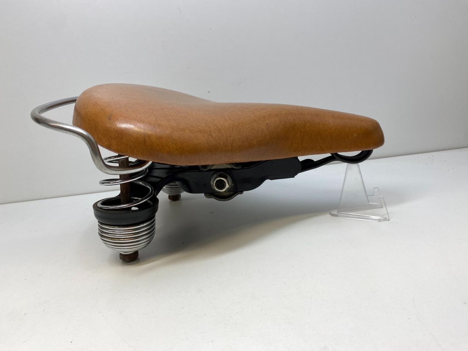vintage Troxel double pan bicycle SEAT saddle with CRASH RAIL Men\'s #10