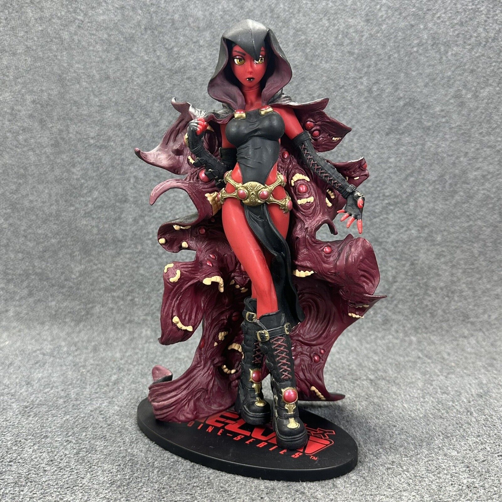 DC Direct Ame-Comi Heroine Series Raven Demon Daughter Red Variant Statue No Box