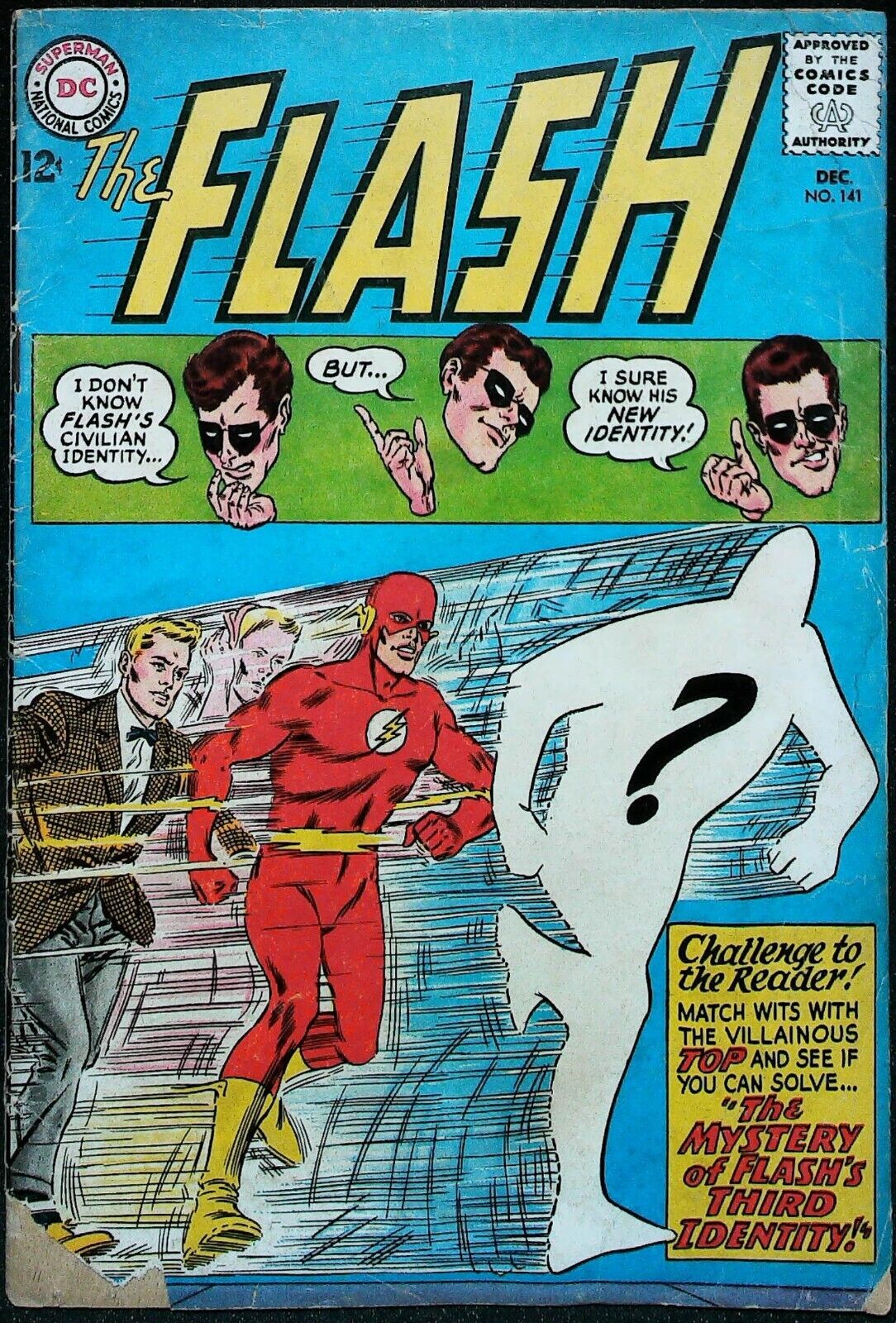 The Flash #141 Vol 1 (1963) KEY *1st Appearance of Paul Gambi* - Good Range
