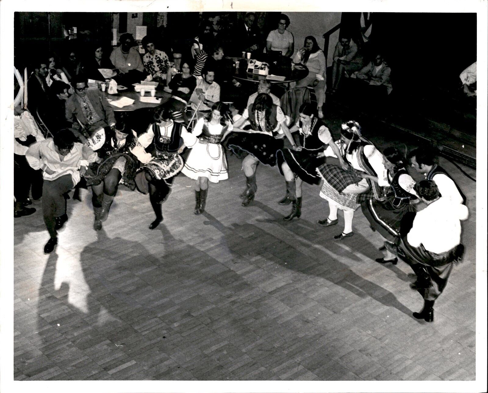 LD291 1971 Original Payne Photo HUNGARIAN DANCERS DETROIT CULTURE CELEBRATION