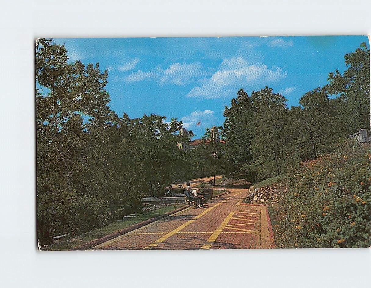 Postcard The Promenade, Hot Springs National Park, Hot Springs, Arkansas