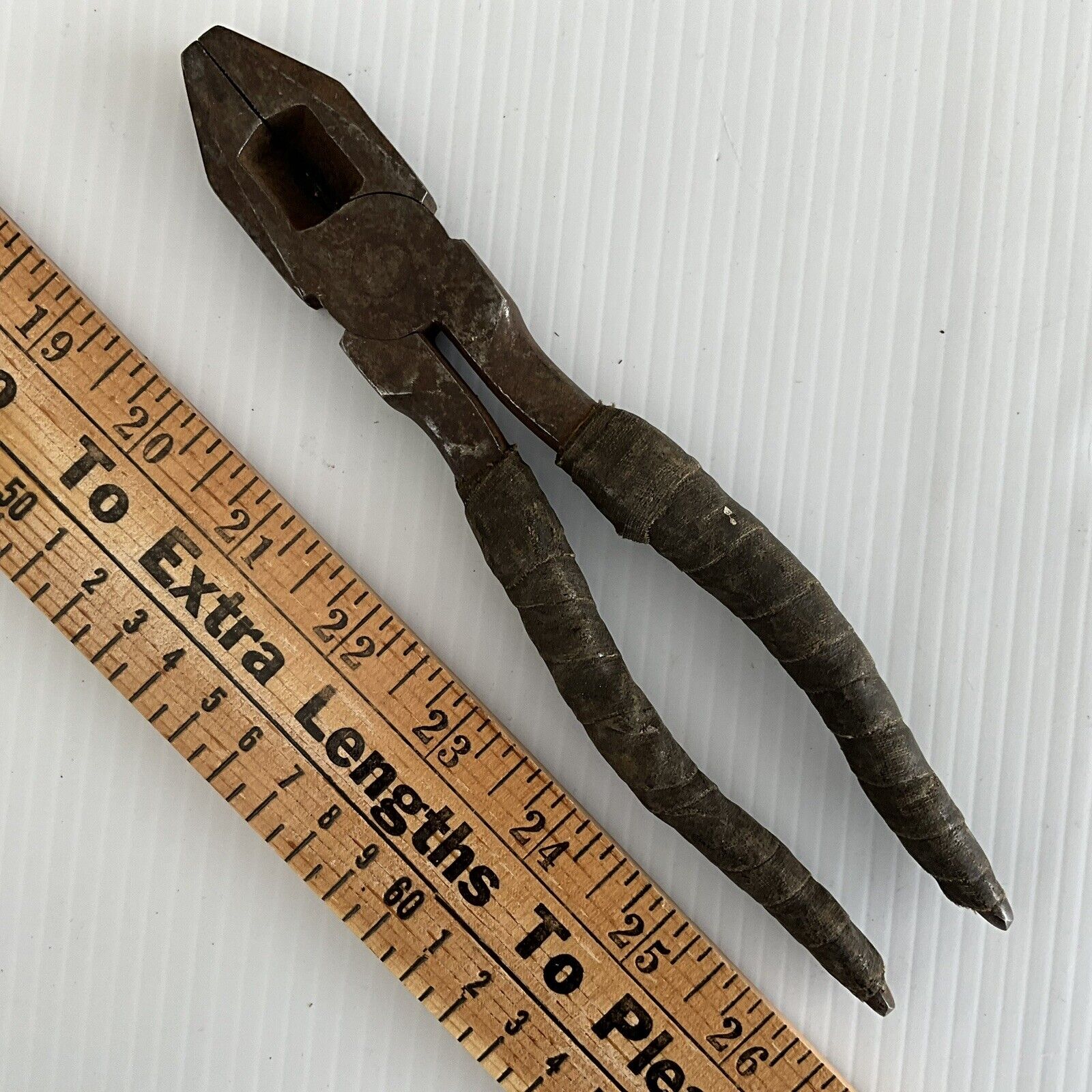 Vintage Fullers Lineman's Pliers, Drop Forged Steel Hand Made in England