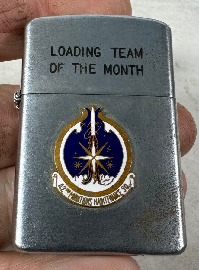 Vintage 42nd Munitions Maintenance Squad Nesor Lighter Loading Team of the Month