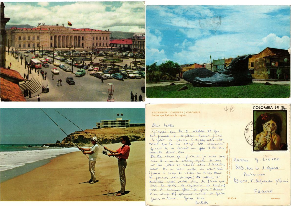 COLOMBIA SOUTH AMERICA 47 Vintage Postcards Mostly Pre-1980 (L2651)