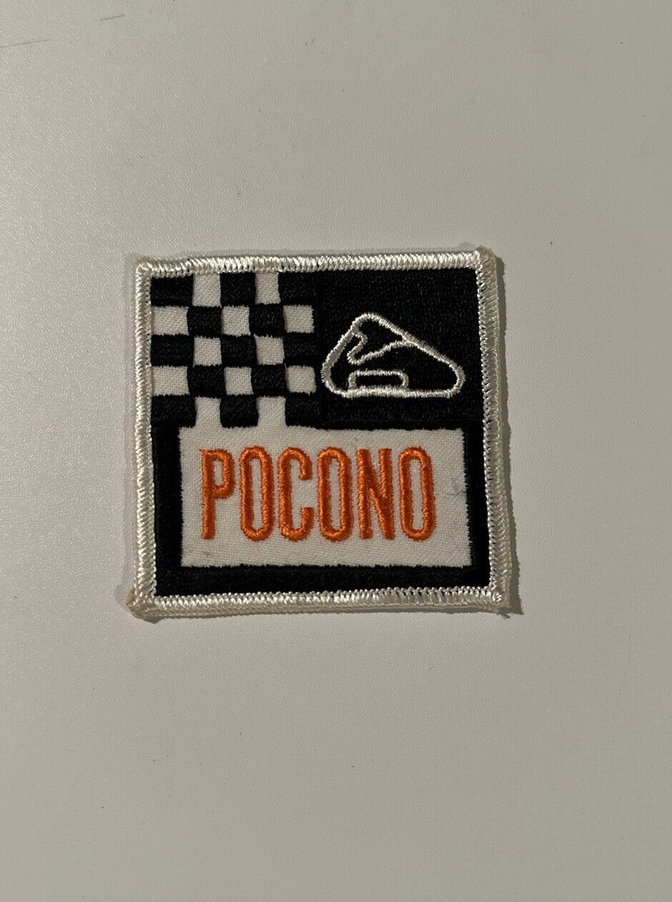  Vintage Embroidered Racing Patch  Pocono 