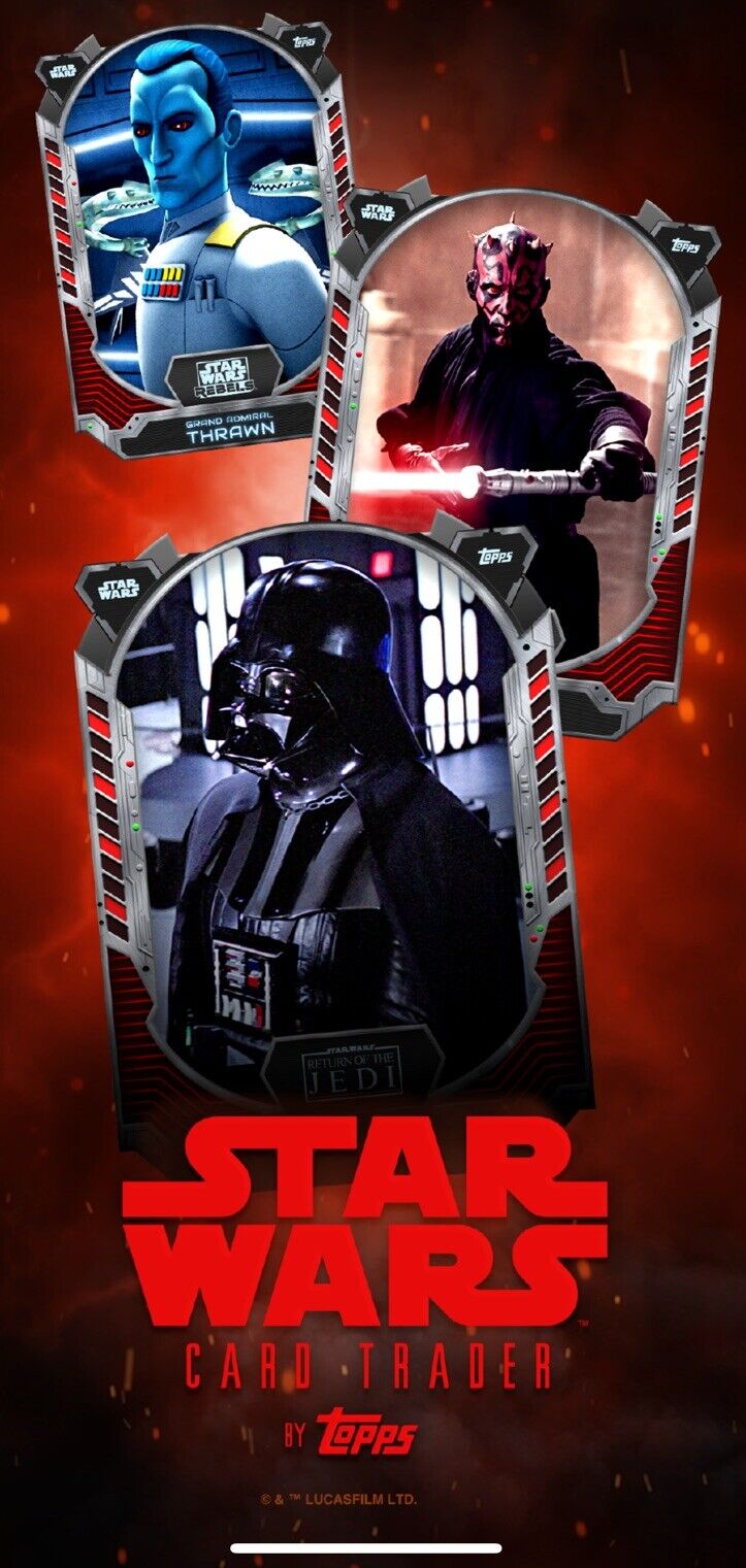 Star Wars Topps Digital Card Trader- Take any 1 Epic - New - Old - Reward cards