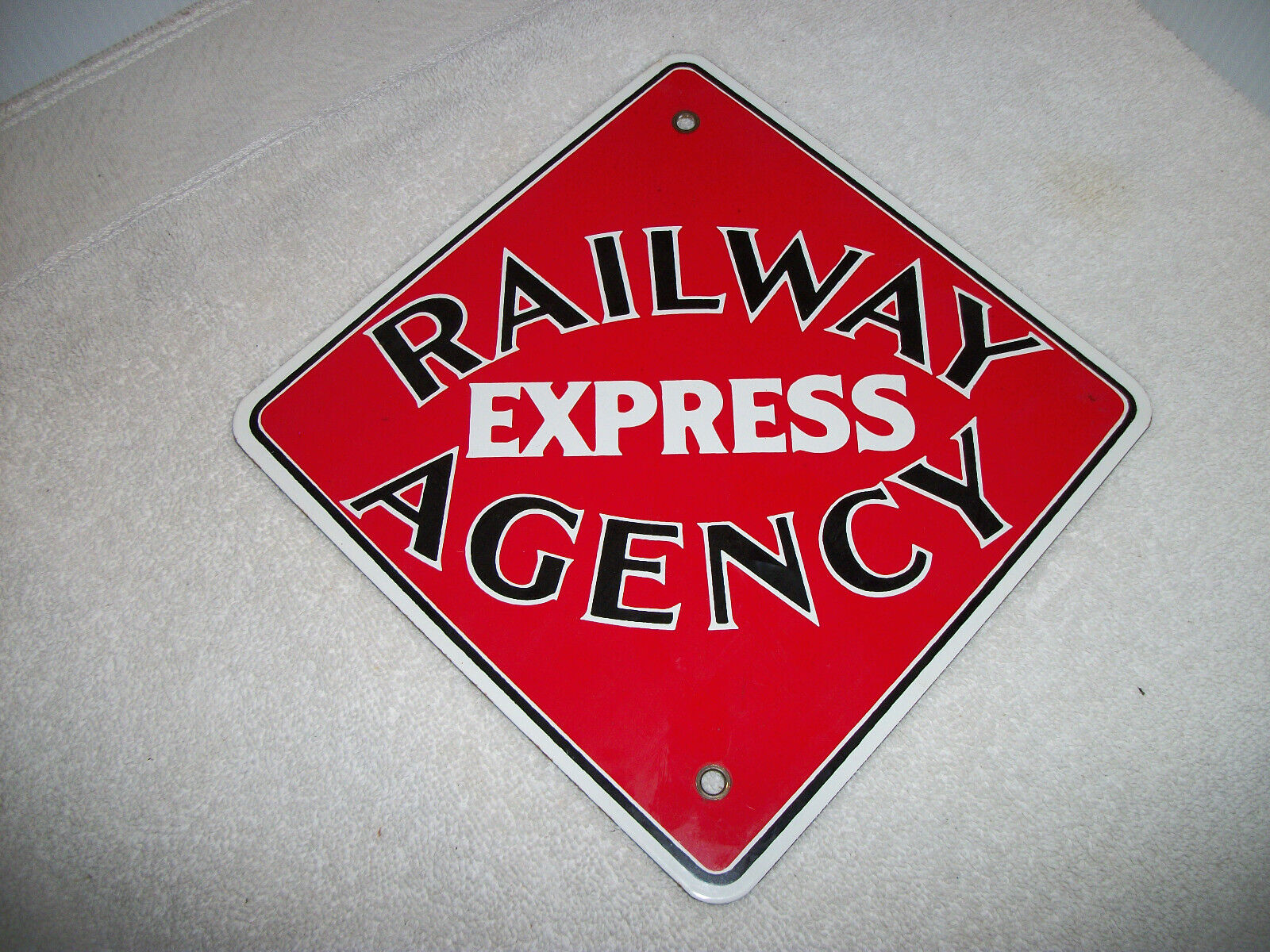 Railway Express Agency Railroad Sign