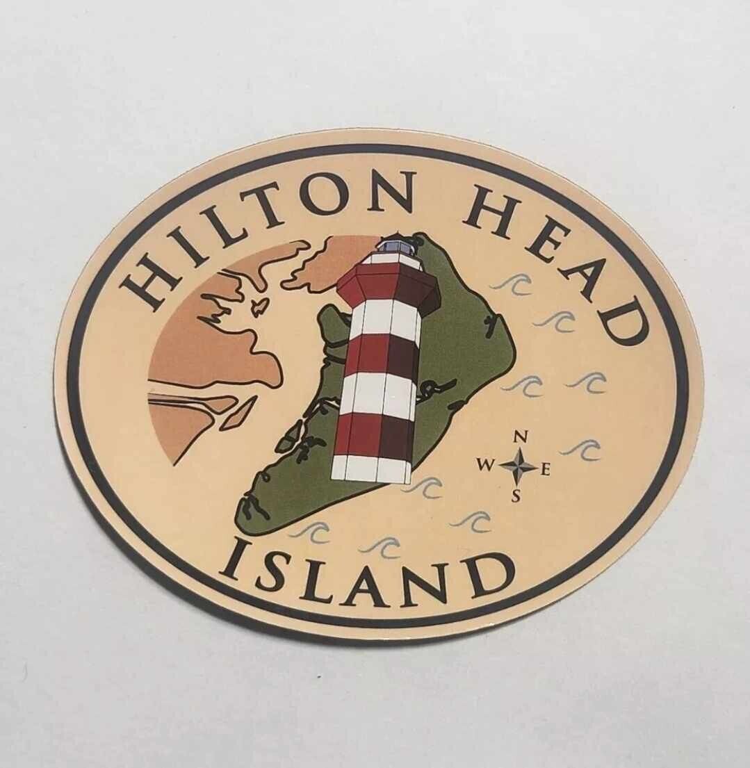Hilton Head Island South Carolina 4in x 5in Lighthouse Magnet For Car Or Fridge