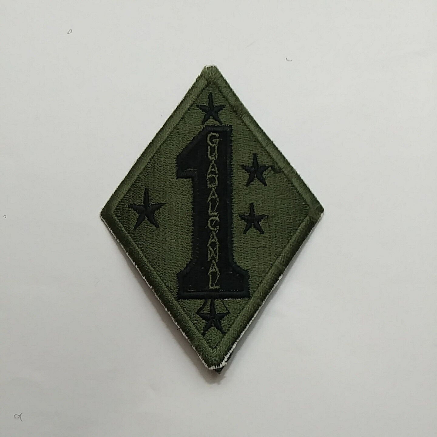 IRAQ Made 1st Marine Division SSI shoulder sleeve Patch in country (USFLA)