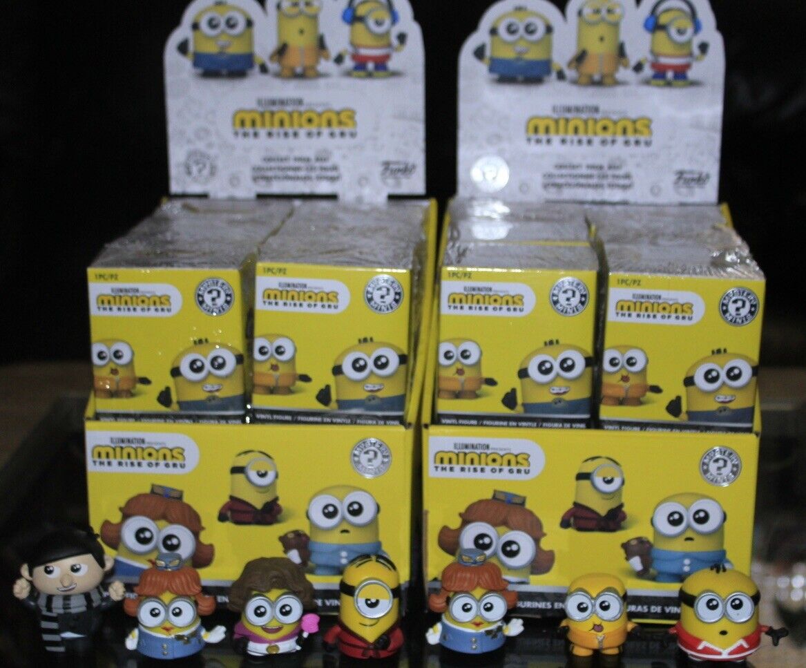Minions 2 The Rise of Gru Funko Mystery Minis Case of 12 Vinyl Figures