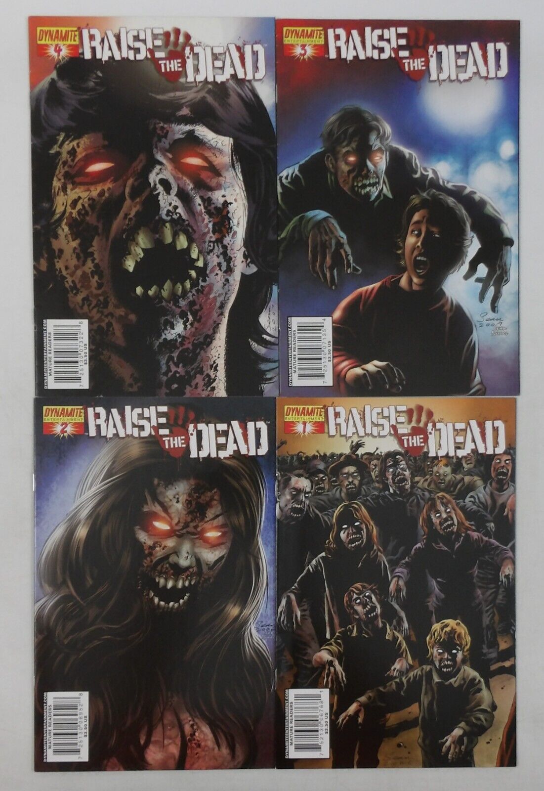 Raise the Dead #1-4 FN complete series - all Sean Phillips variants - zombies