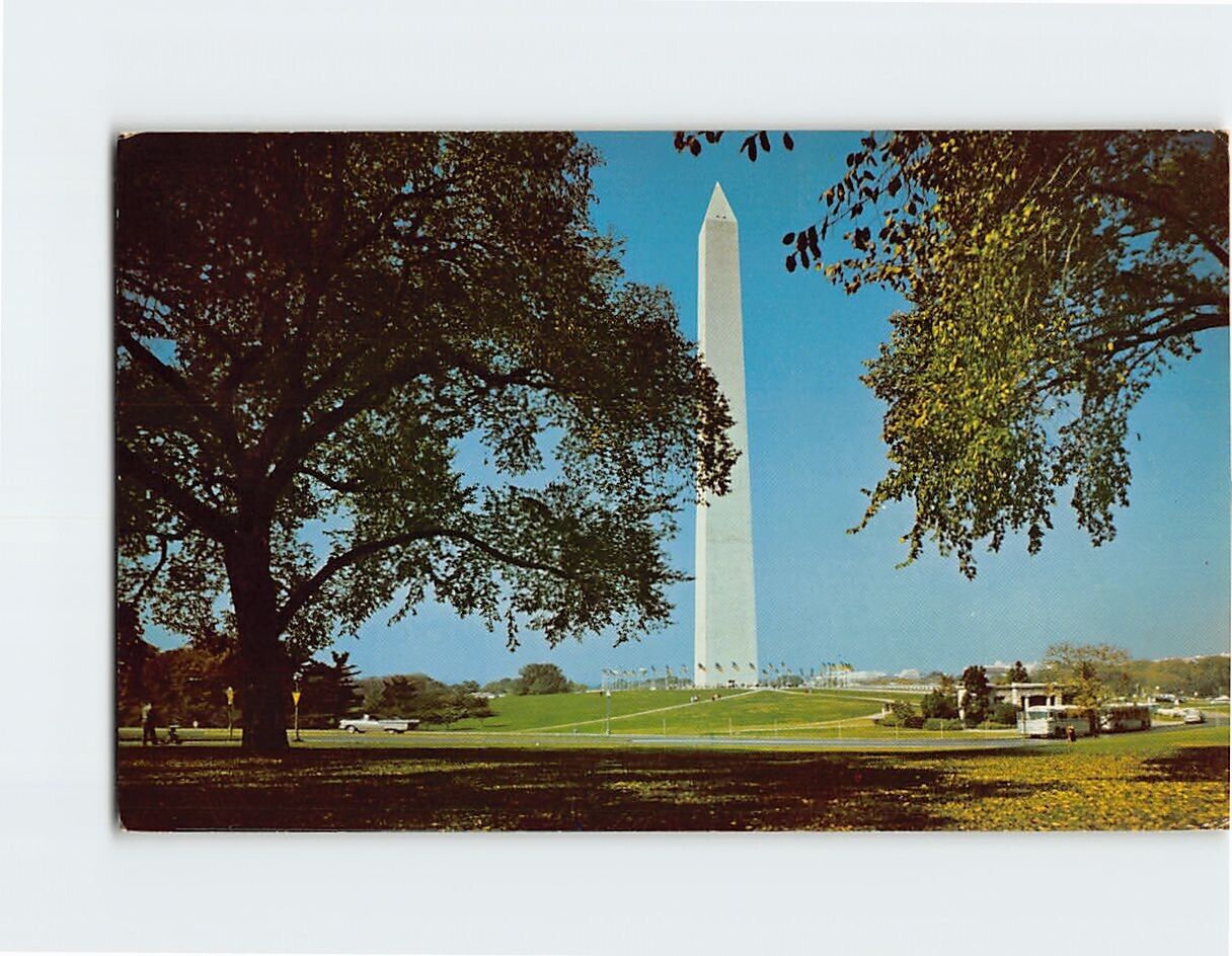 Postcard Washing Monument Washington DC