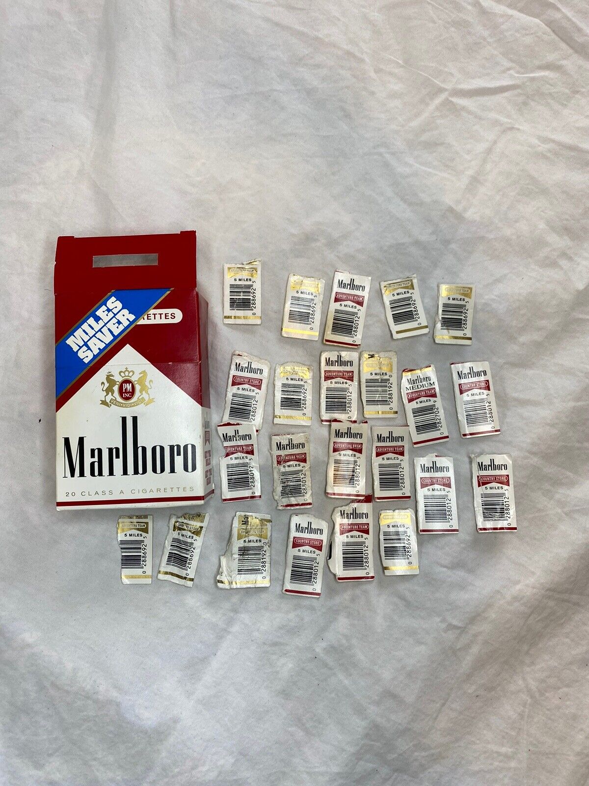 Vintage Marlboro Cigarettes Miles Saver Box With Miles 1990s